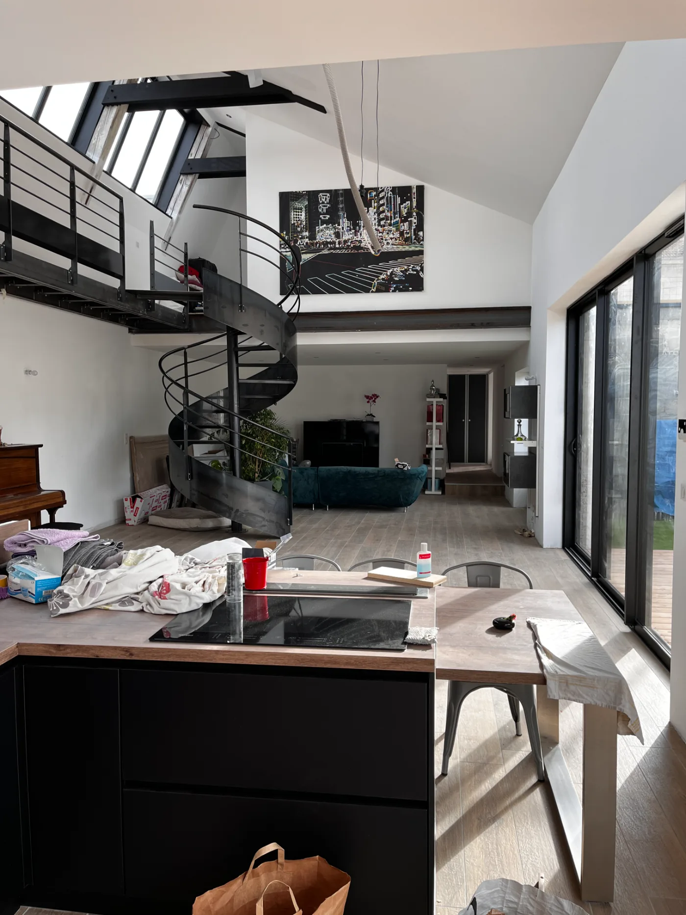 Loft après rénovation électrique par AB ELEC